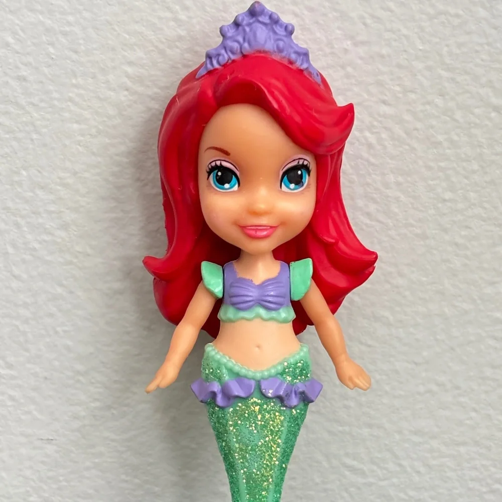 DISNEY Princess Mini Toddler Doll ARIEL Glitter Tail 3